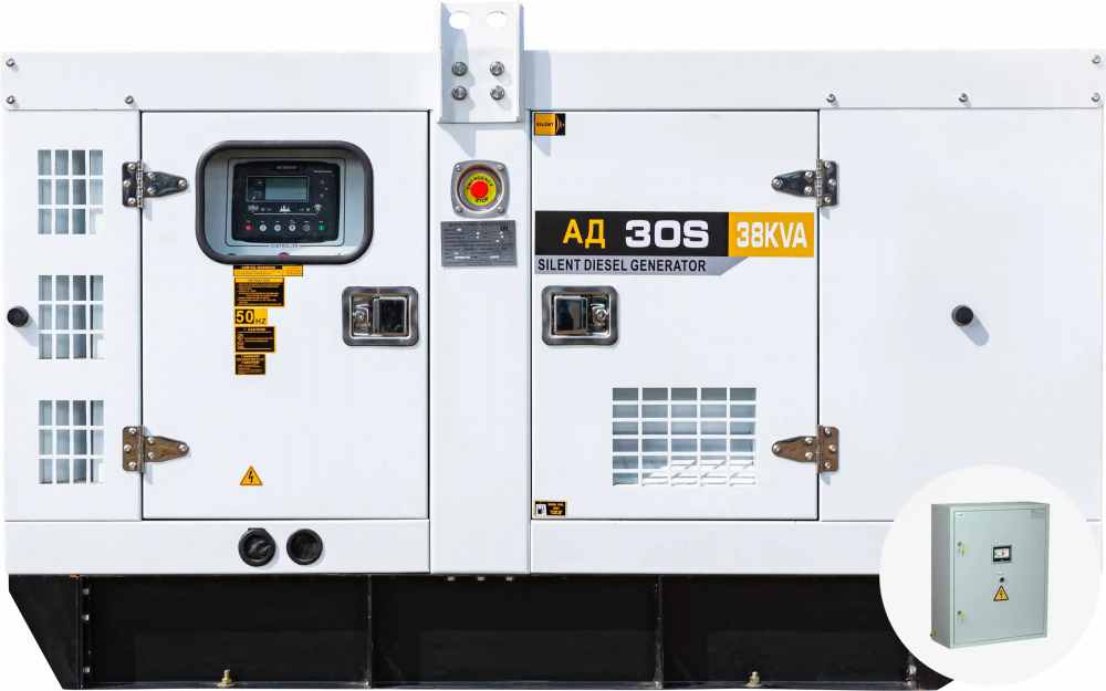 Дизельный генератор EcoPower АД30-T400eco в кожухе с АВР