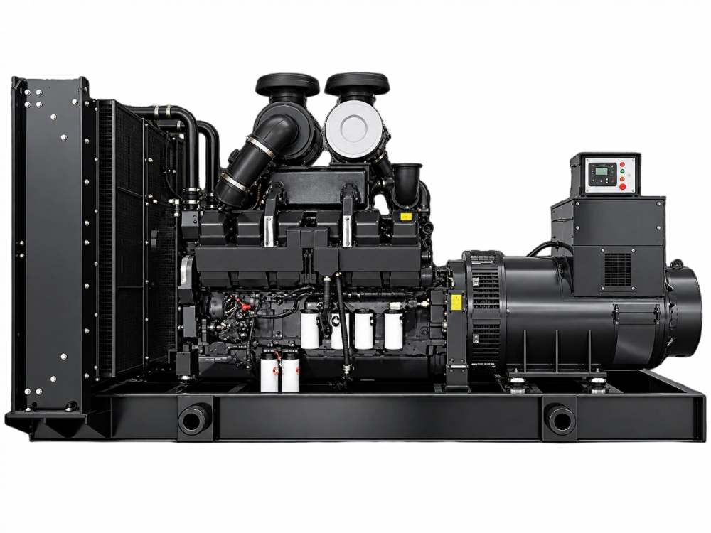 Дизельный генератор GENSTOR CUMMINS 720 кВт (KTA38-G2A) открытого исполнения