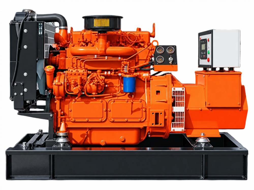Дизельный генератор GENSTOR YUCHAI 1000 кВт (YC12VTD1680-D30) открытого исполнения