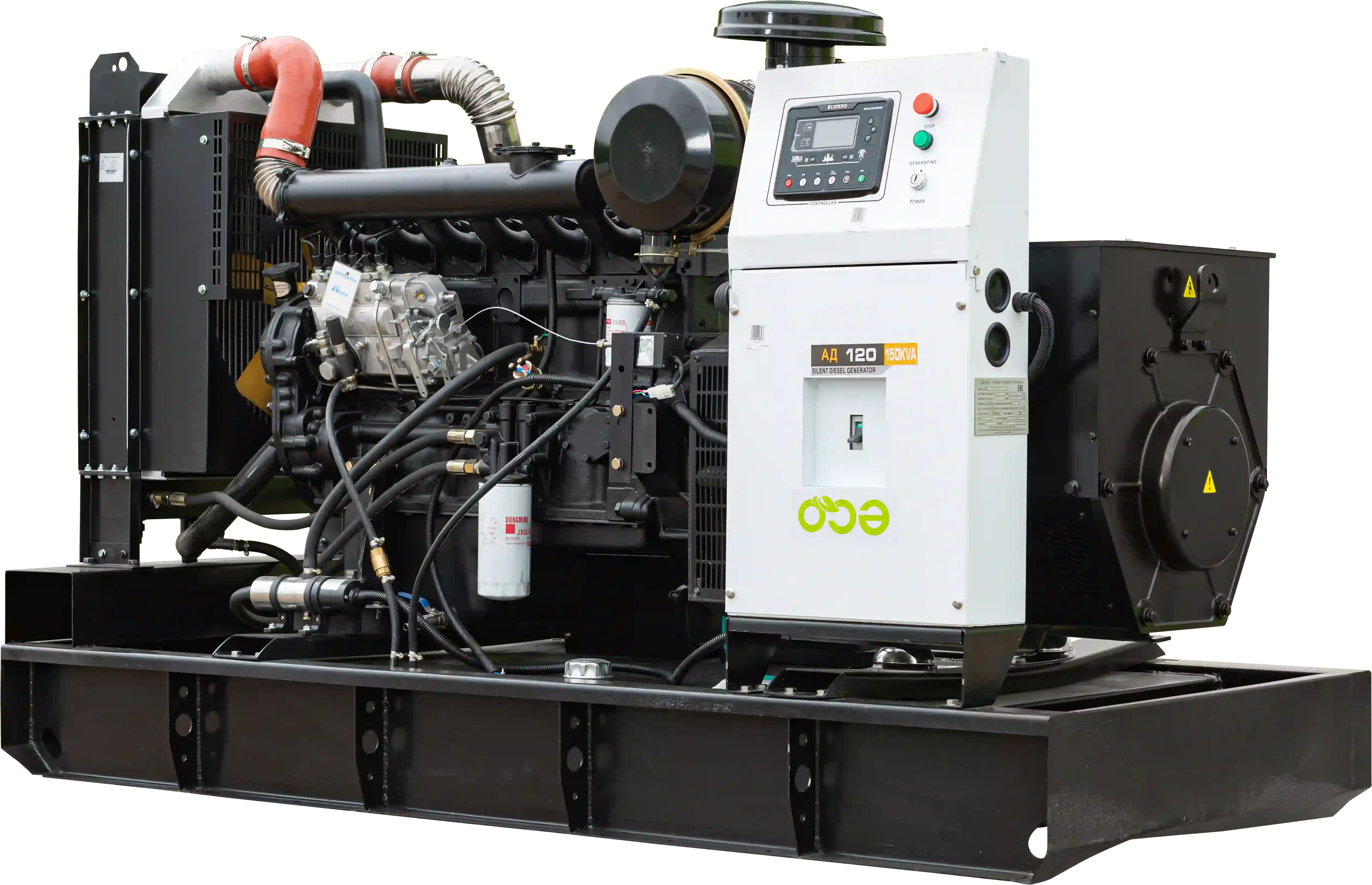 Дизельный генератор EcoPower АД120-T400eco (120 кВт, Ricardo)