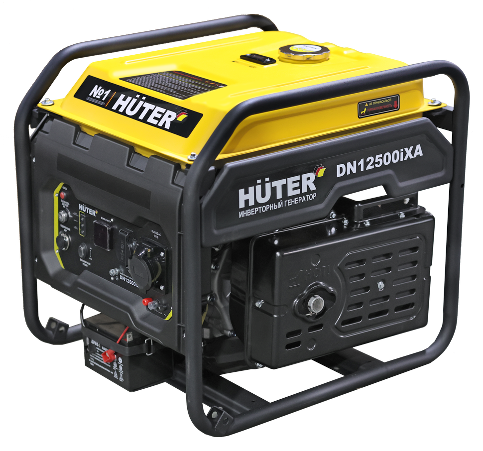 Инверторный генератор Huter DN12500iXA (электростартер)