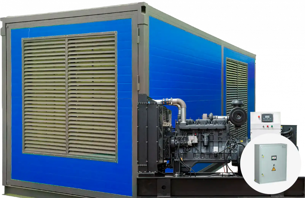 Дизельный генератор EcoPower АД 900-T400eco в контейнере с АВР