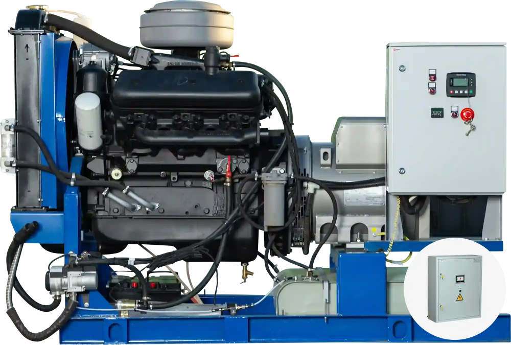 Дизельный генератор ЯМЗ АД60-T400 с АВР