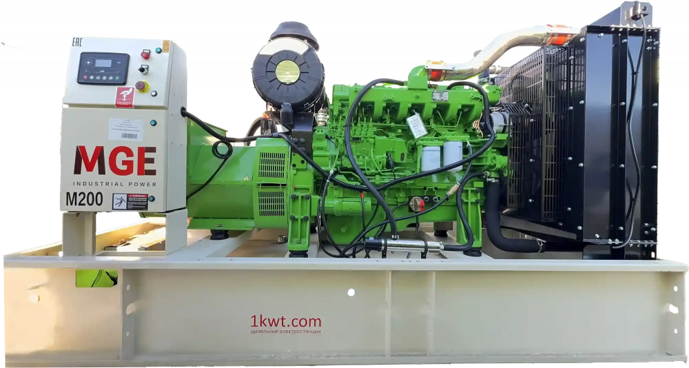 Дизельный генератор MGEp200YI (200 кВт, Yuchai)