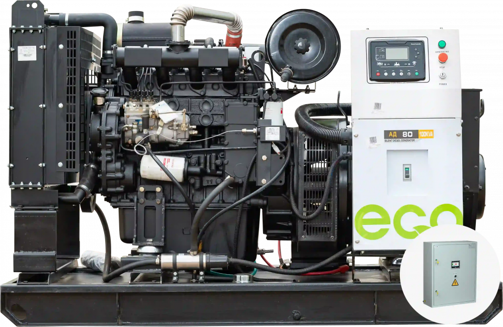Дизельный генератор EcoPower АД80-T400eco с АВР