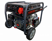 Генератор бензиновый VERTON POWER GG9500ES-3 (8.0/9.0 кВт 380В/50, 2,6/3.0 кВт 230В/50, 18л.с., 458 см3, Цифр. дисплей (вольтметр, частота, моточасы), электростартер + ручной старт, DC 12В,  розетки 1*32А/230+1*16А/380+вилки, бак 22л, медь, в комп-те