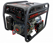 Генератор бензиновый VERTON POWER GG8500ES (7,0/7,5кВт,230В,18л.с.458см3,Цифр.дисплей(вольтметр,частота,моточасы),хром.теплоизолятор глушителя,электростартер+ручной старт,DC12В,розетки 1*16А+1*32А+вилка,бак 22л,медь,АКБ12V18Ah и силовая вилка в ком-т